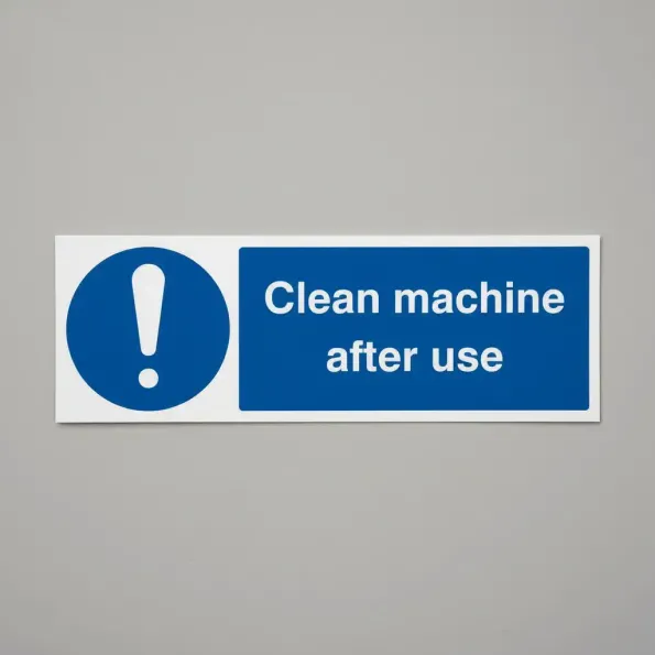 Clean Machine After Use Clean Machine After Use