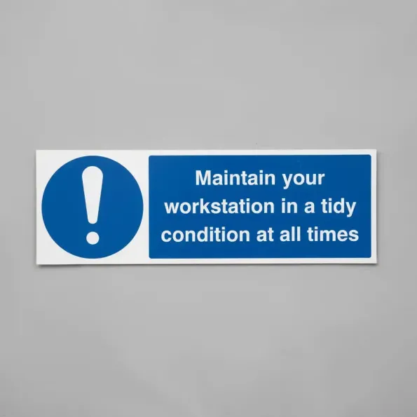 Maintain Your Workstation in a Tidy Condition At All Times