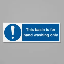 This Basin Is for Hand Washing Only