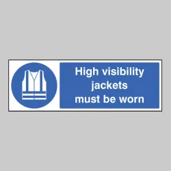 High Visibility Jackets Must be Worn