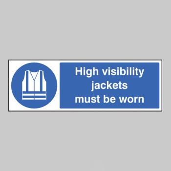 High Visibility Jackets Must be Worn