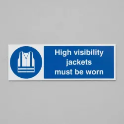 High Visibility Jackets Must be Worn