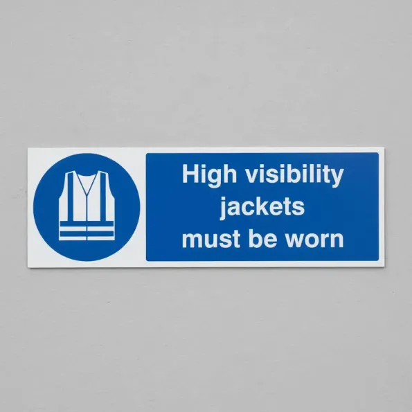 High Visibility Jackets Must be Worn
