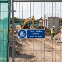 High Visibility Jackets Must be Worn