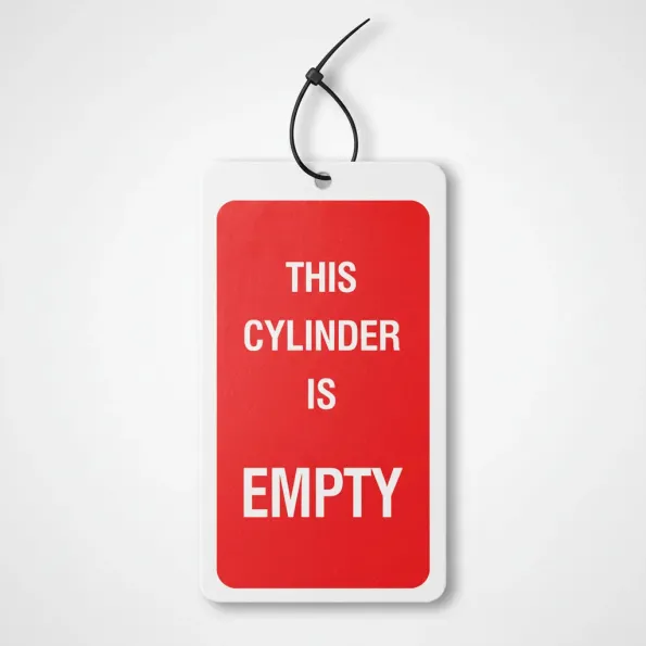 This Cylinder Is Empty - Safety Tag (Pack of 10) This Cylinder Is Empty - Safety Tag (Pack of 10)