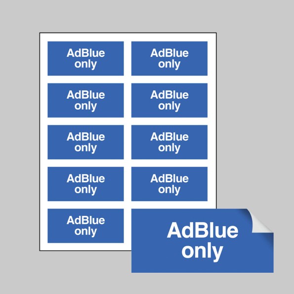 AdBlue Only Labels