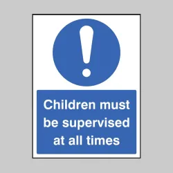 Children Must be Supervised At All Times