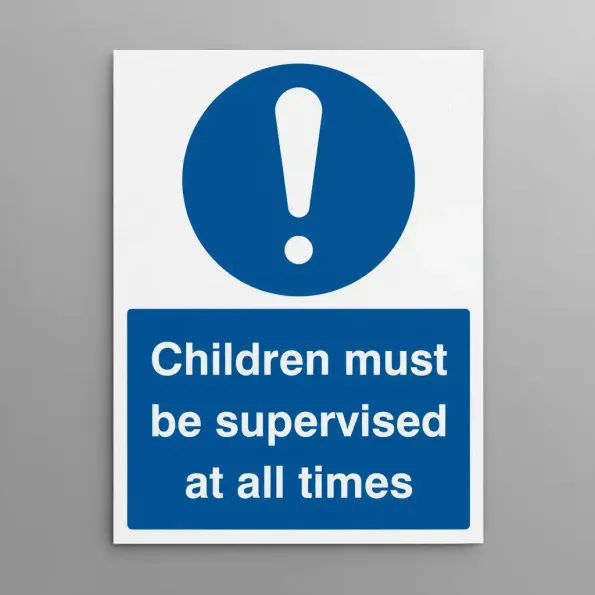 Children Must be Supervised At All Times