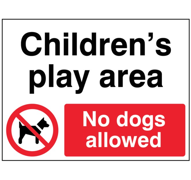 Childrens Play Area No Dogs Allowed