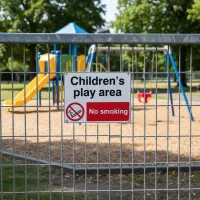 Childrens Play Area No Smoking