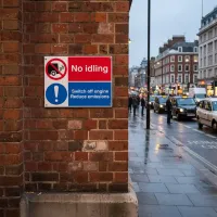 No Idling - Switch off Engine Reduce Emissions