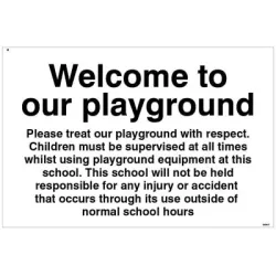 Welcome to our Playground - Please treat it with Respect Welcome to our Playground - Please treat it with Respect