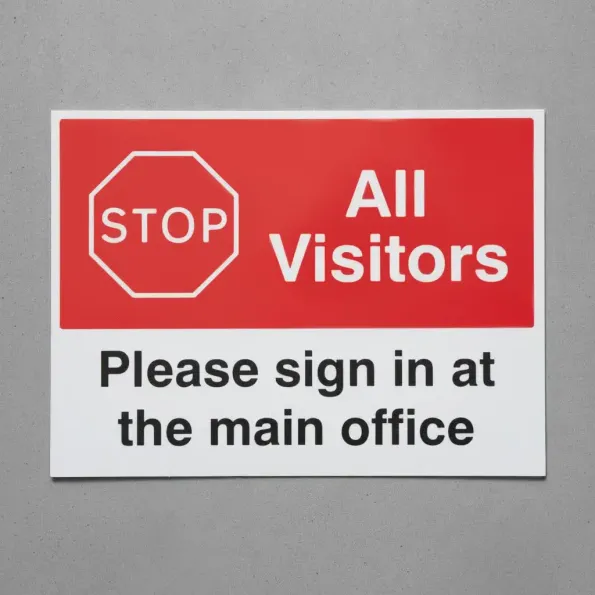 Stop - All Visitors - Please Sign in at the Main Office Stop - All Visitors - Please Sign in at the Main Office