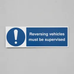 Reversing Vehicles must be Supervised