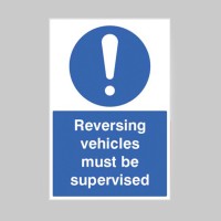Reversing Vehicles must be Supervised