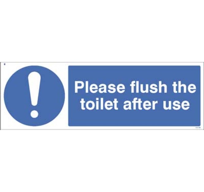 Mandatory Toilet Signs
