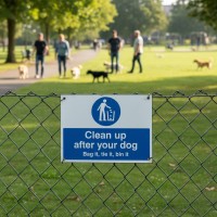Clean Up After Your Dog Bag it - Tie it - Bin It