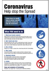 Coronavirus Information - Poster