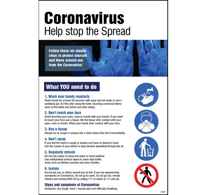 Coronavirus Information - Poster