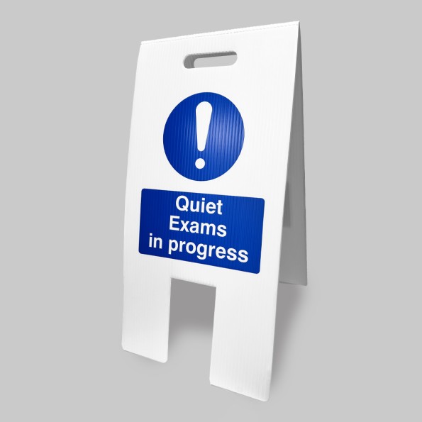 Quiet Exams in Progress - Lightweight Self Standing