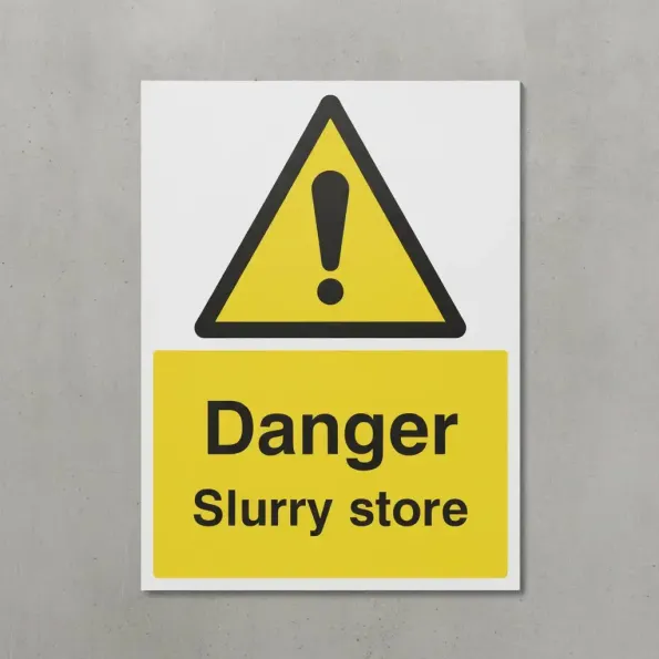 Danger - Slurry Store