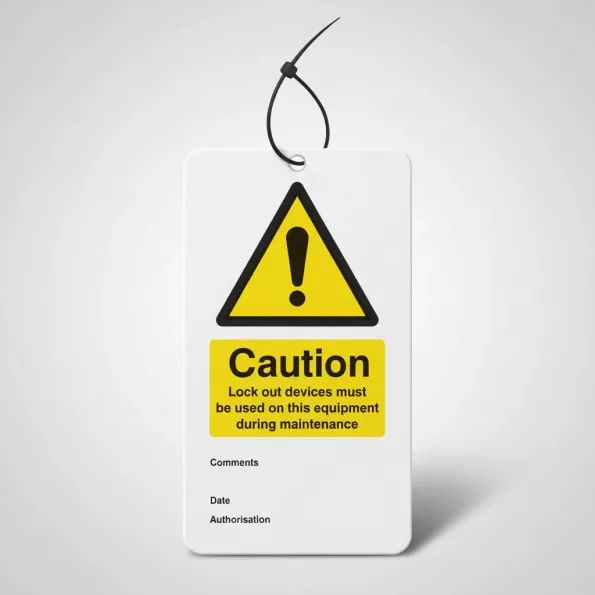 Lockout Tag - Lock Out Device Must be Used On this Equipment (Pack of 10) Lockout Tag - Lock Out Device Must be Used On this Equipment (Pack of 10)