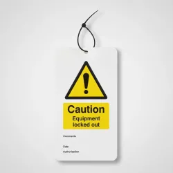 Lockout Tag - Caution - Equipment Locked Out (Pack of 10) Lockout Tag - Caution - Equipment Locked Out (Pack of 10)