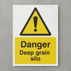 Danger - Deep Grain Silo Danger - Deep Grain Silo