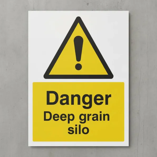 Danger - Deep Grain Silo