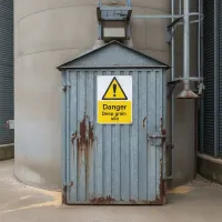 Danger - Deep Grain Silo
