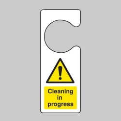 Cleaning in Progress - Door Hanger Cleaning in Progress - Door Hanger