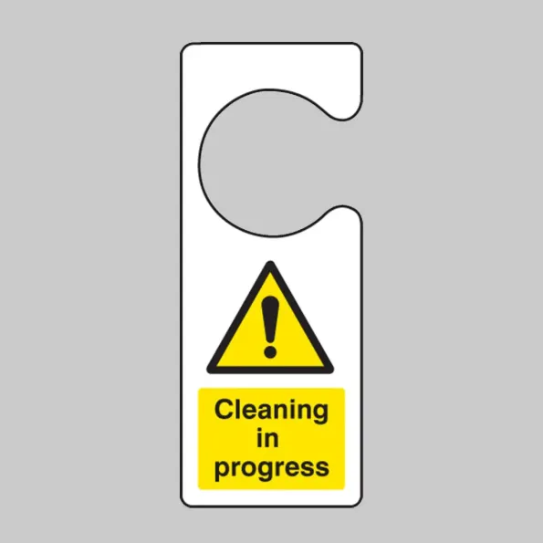 Cleaning in Progress - Door Hanger Cleaning in Progress - Door Hanger