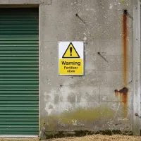 Warning - Fertiliser Store