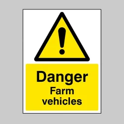 Danger - Farm Vehicles