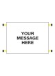 Your Message Here - Door Screen Sign