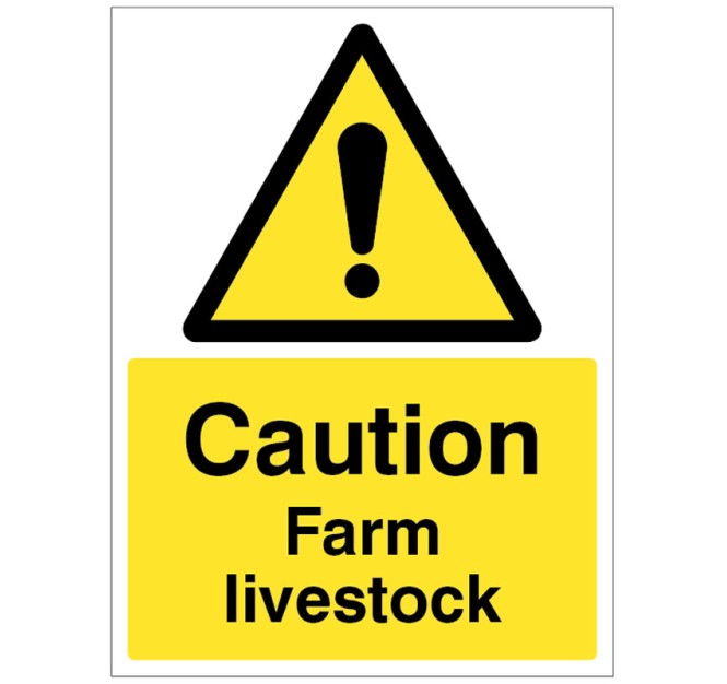 Caution - Farm Livestock