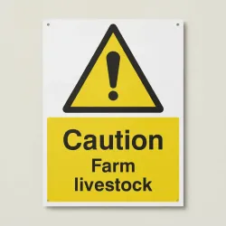 Caution - Farm Livestock