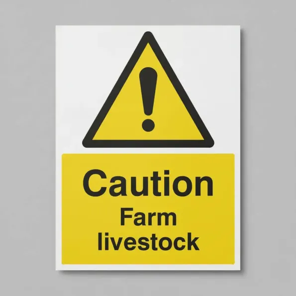 Caution - Farm Livestock