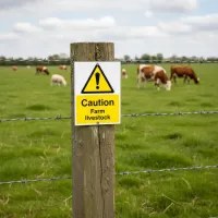 Caution - Farm Livestock