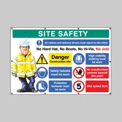 No Hat, No Boots, no Hi-vis, No job Banner No Hat, No Boots, no Hi-vis, No job Banner