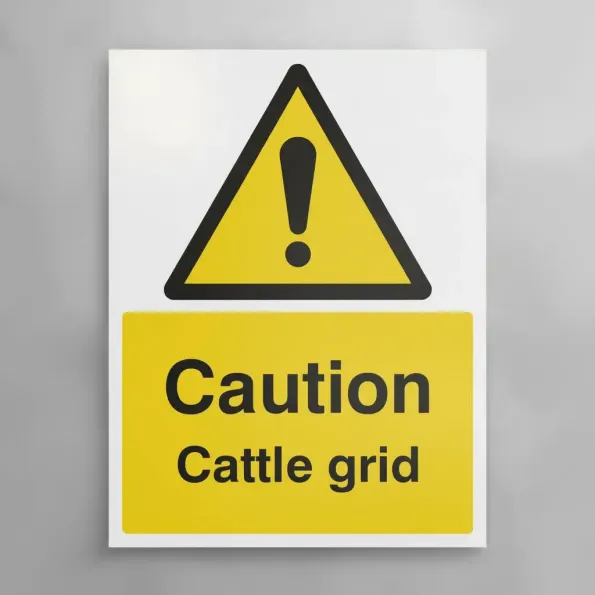 Caution - Cattle Grid