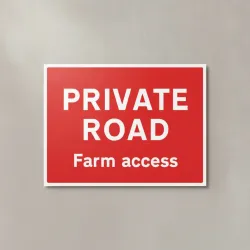 Private Road - Farm Access