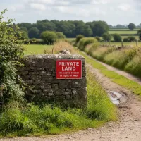 Private Land - No Public Access or Right of Way