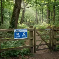 Polite Notice - Please Keep to the Footpath