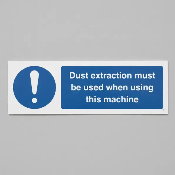 Dust Extraction must be used when using this Machine