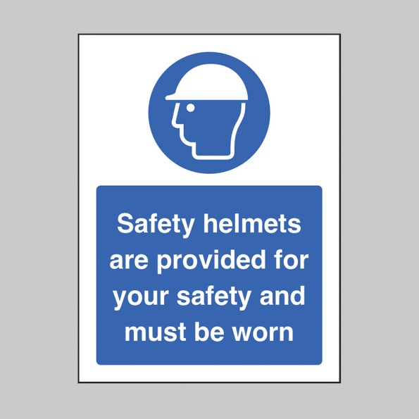 Safety Helmets are Provided for your Safety