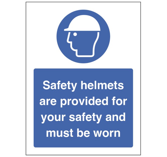 Safety Helmets are Provided for your Safety