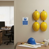 Safety Helmets are Provided for your Safety