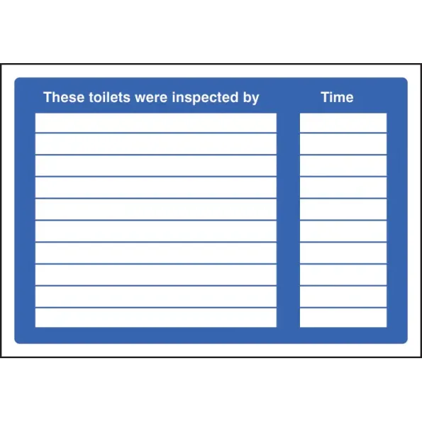 These Toilets Were Inspected By - Adapt-a-Sign These Toilets Were Inspected By - Adapt-a-Sign
