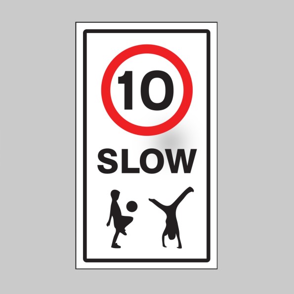 Slow - 10mph - Children - Class R2 Permanent